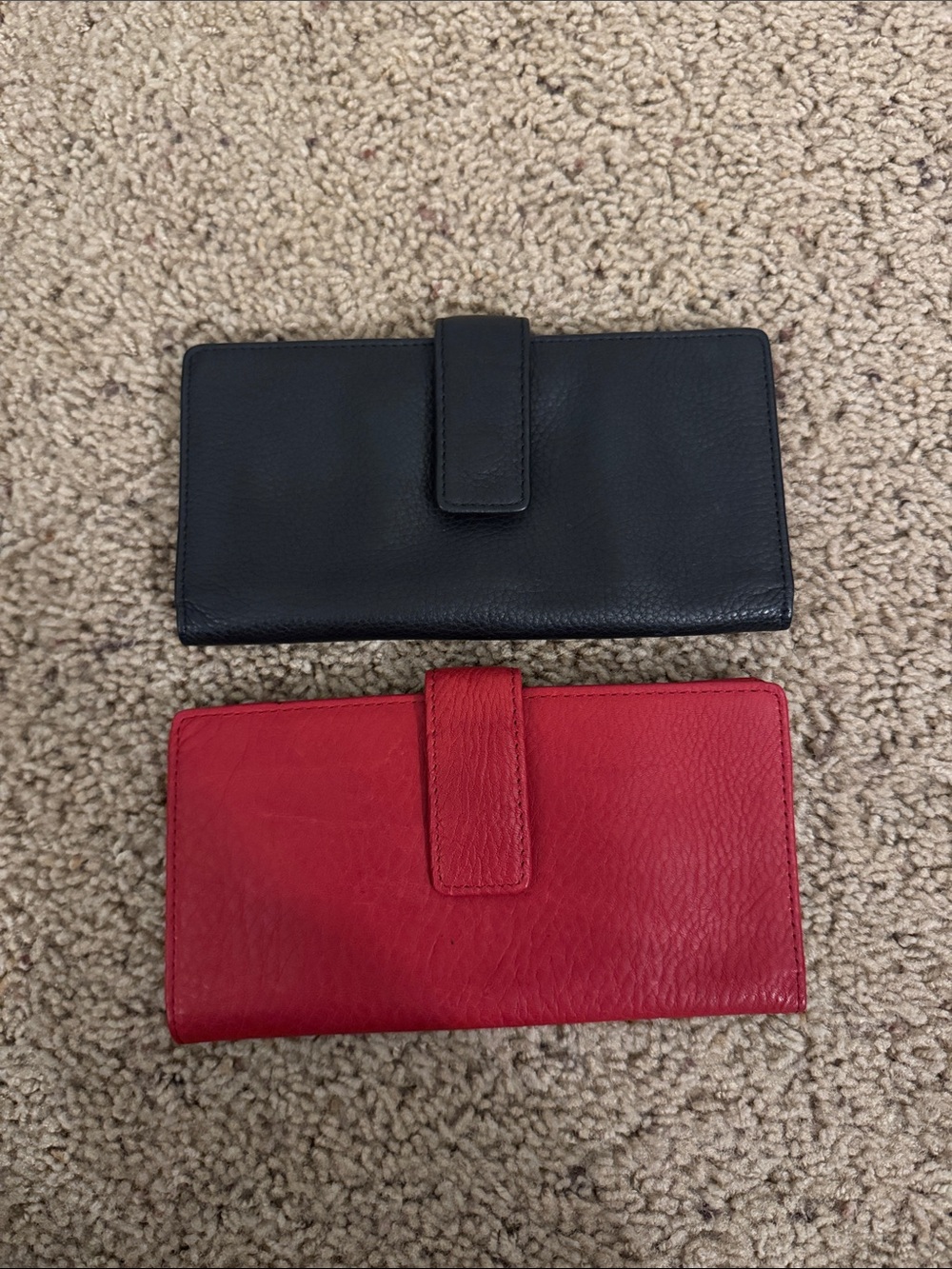 Vintage Fundamentals by Rolfs genuine leather continental wallets - bundle of 2
